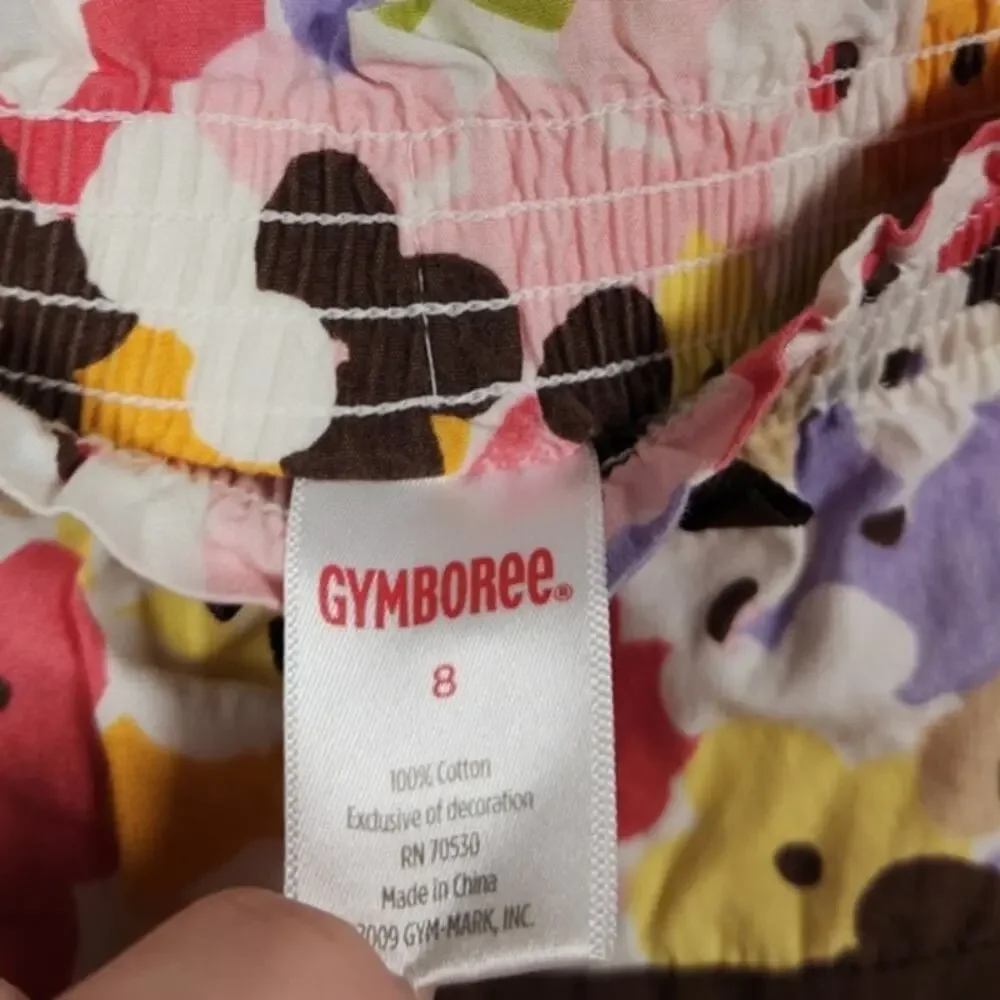 Gymboree Youth Girls Prairie Patchwork Tiered Skirt Boho Hippie Size 8